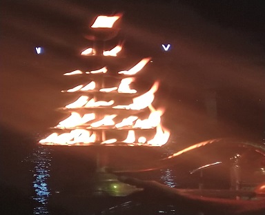 Aarti Lamp Saryu Ghat Ayodhya